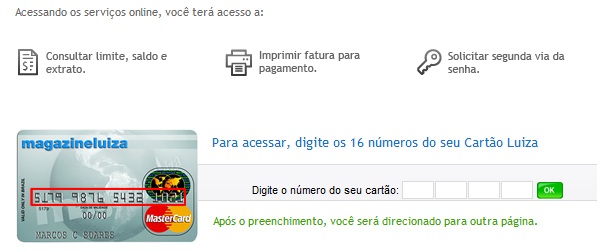 consultar saldo cartão magazine luiza