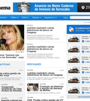 Site Jornal Ipanema Sorocaba