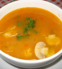 sopa de mandioca light