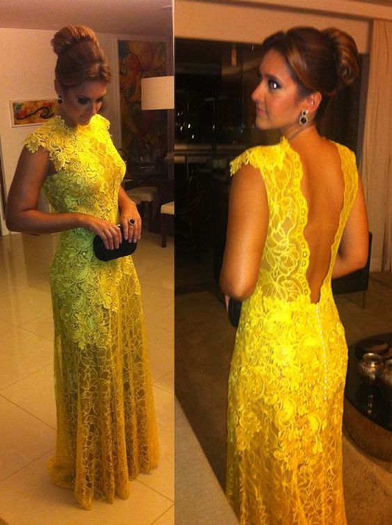 vestidos-de-renda-longo-amarelo