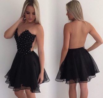 Vestidos curtos pretos de Festas 2019