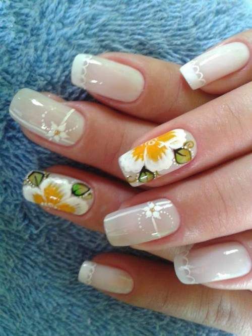 Fotos de Unhas decoradas com Flores 2019