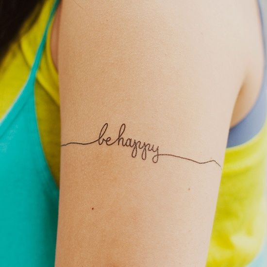 Tatuagens Escritas Femininas