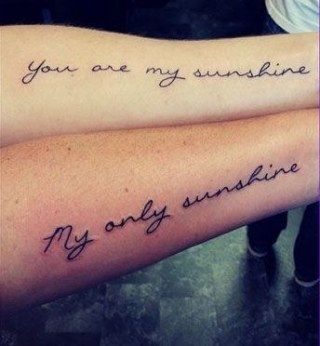 Tatuagens Escritas Femininas