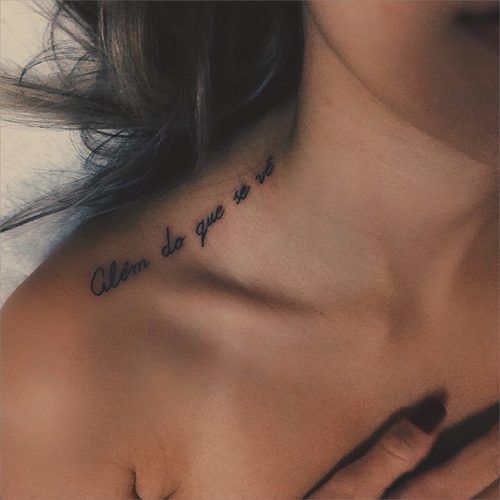 tatuagens escritas femininas